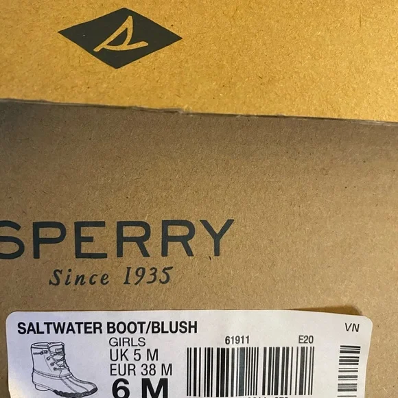 Sperry Kids Pink Duck Boots - Picture 11 of 12